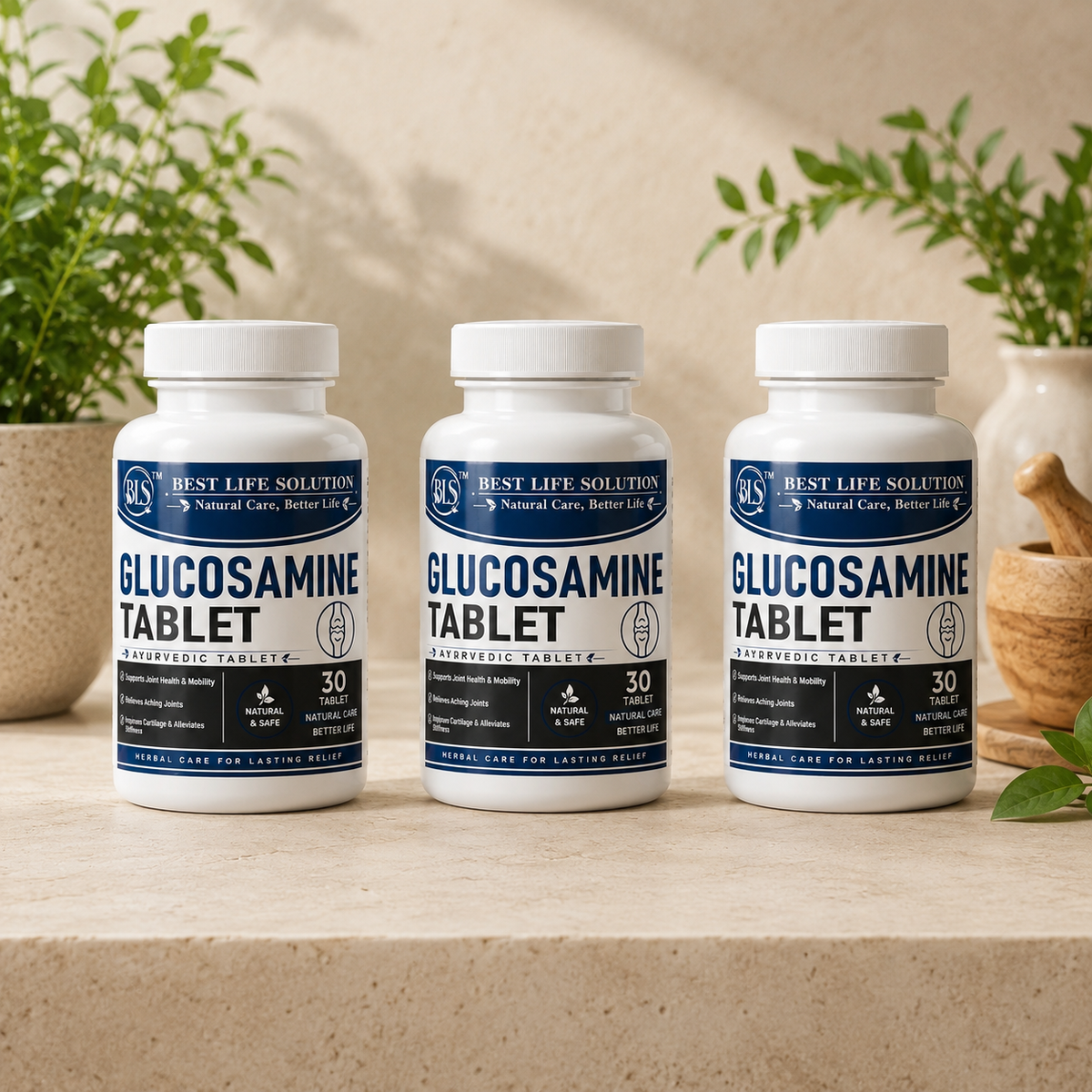 Glucosamine Tablet by the Best Life Solution - BLS Veda